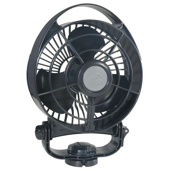 Bora 748 12V 3-Speed 6" Marine Fan - Black